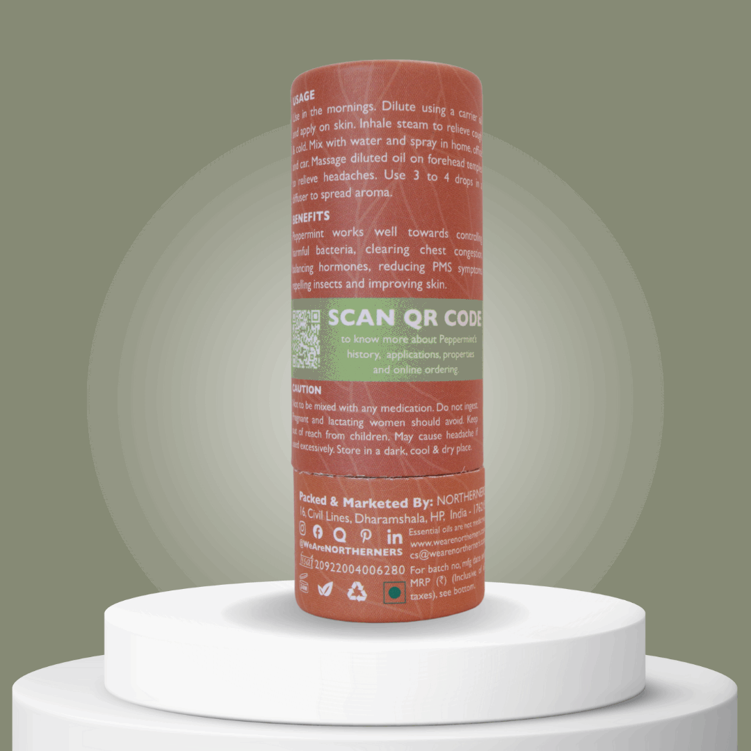 Northerners Peppermint Essential Oil, Natural Essential Oil, Herbal Essential Oil, Natural