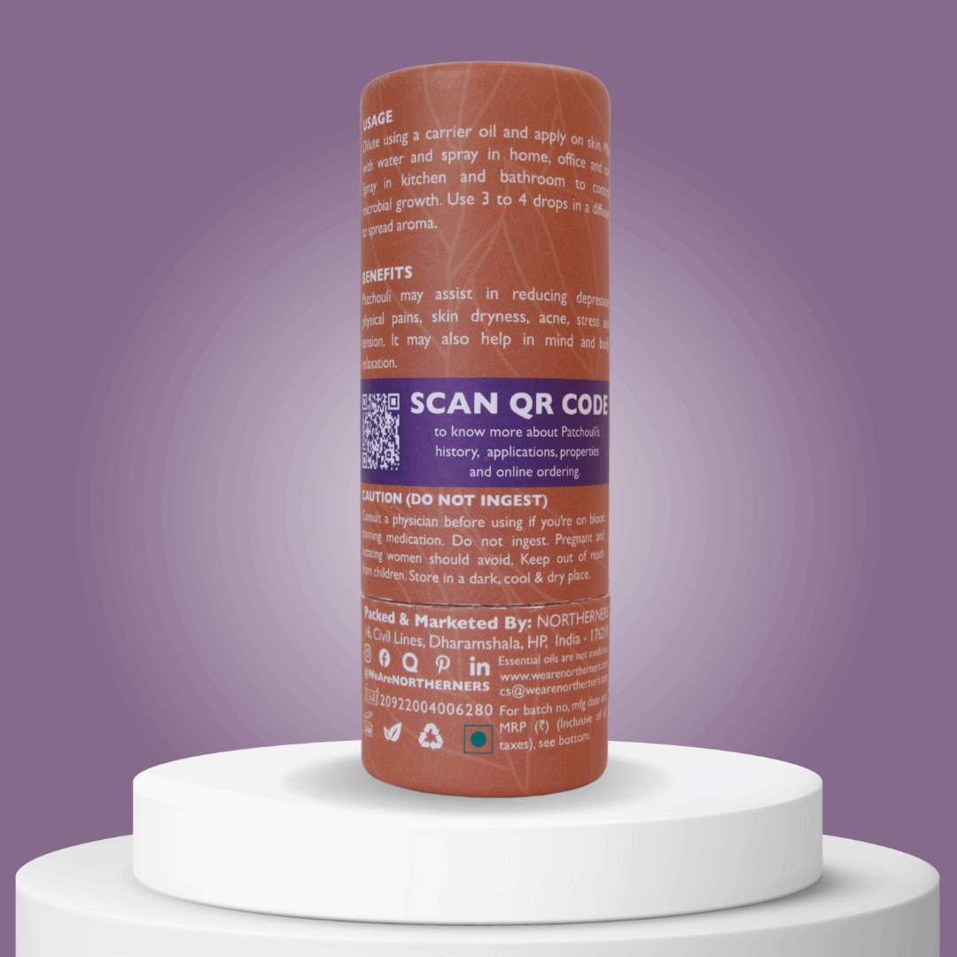 Northerners Patchouli Essential Oil, Herbal ,Natural Essential Oil, Northerners