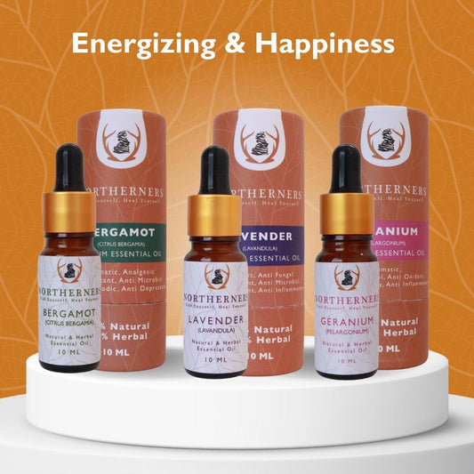 Energing & Happiness Combo, Essential OIls