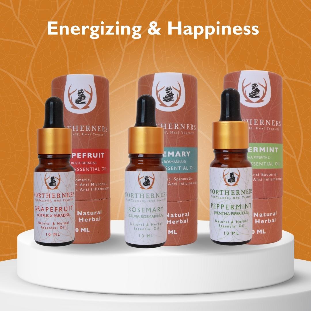 Energizing & Happiness, Essential Oils,